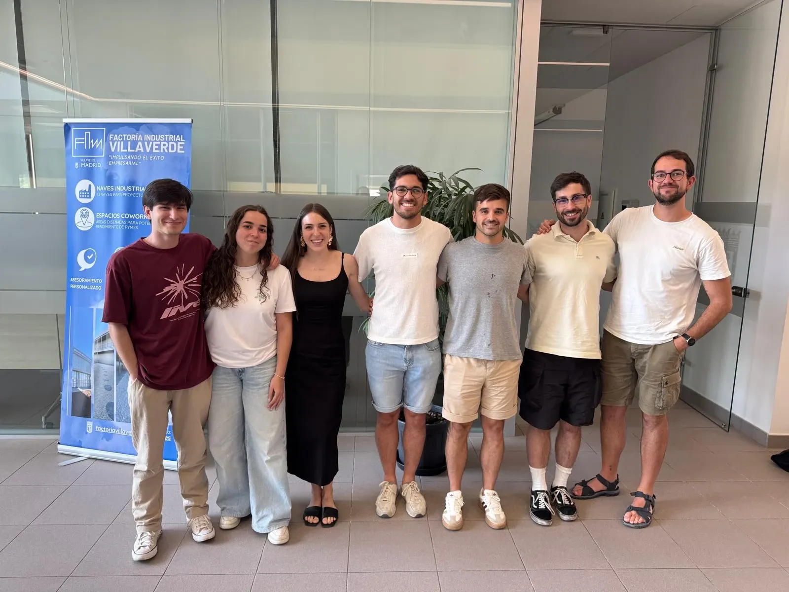 El equipo, en la Factoría Industrial de Villaverde
